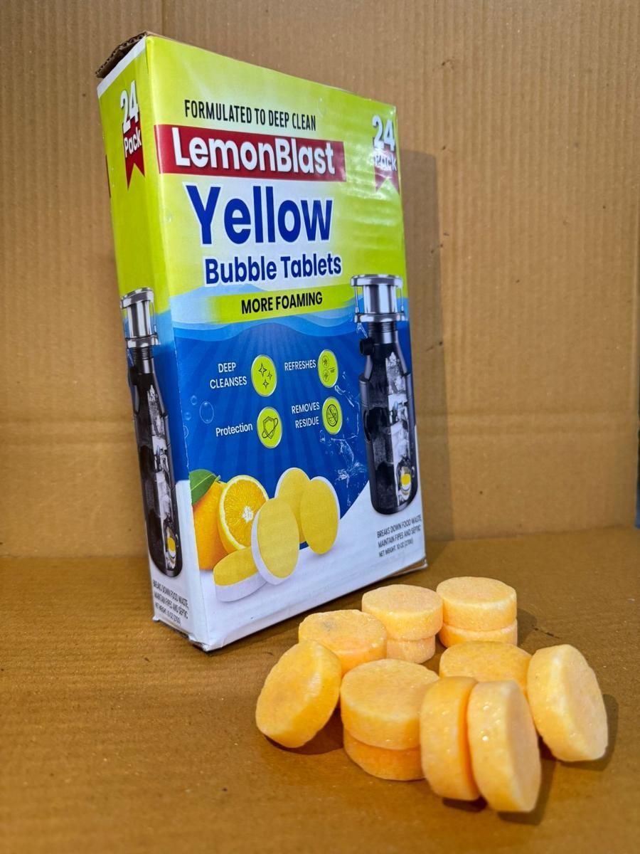 LemonBlast Yellow Bubble Tablets(BUY 12 GET 12 FREE)