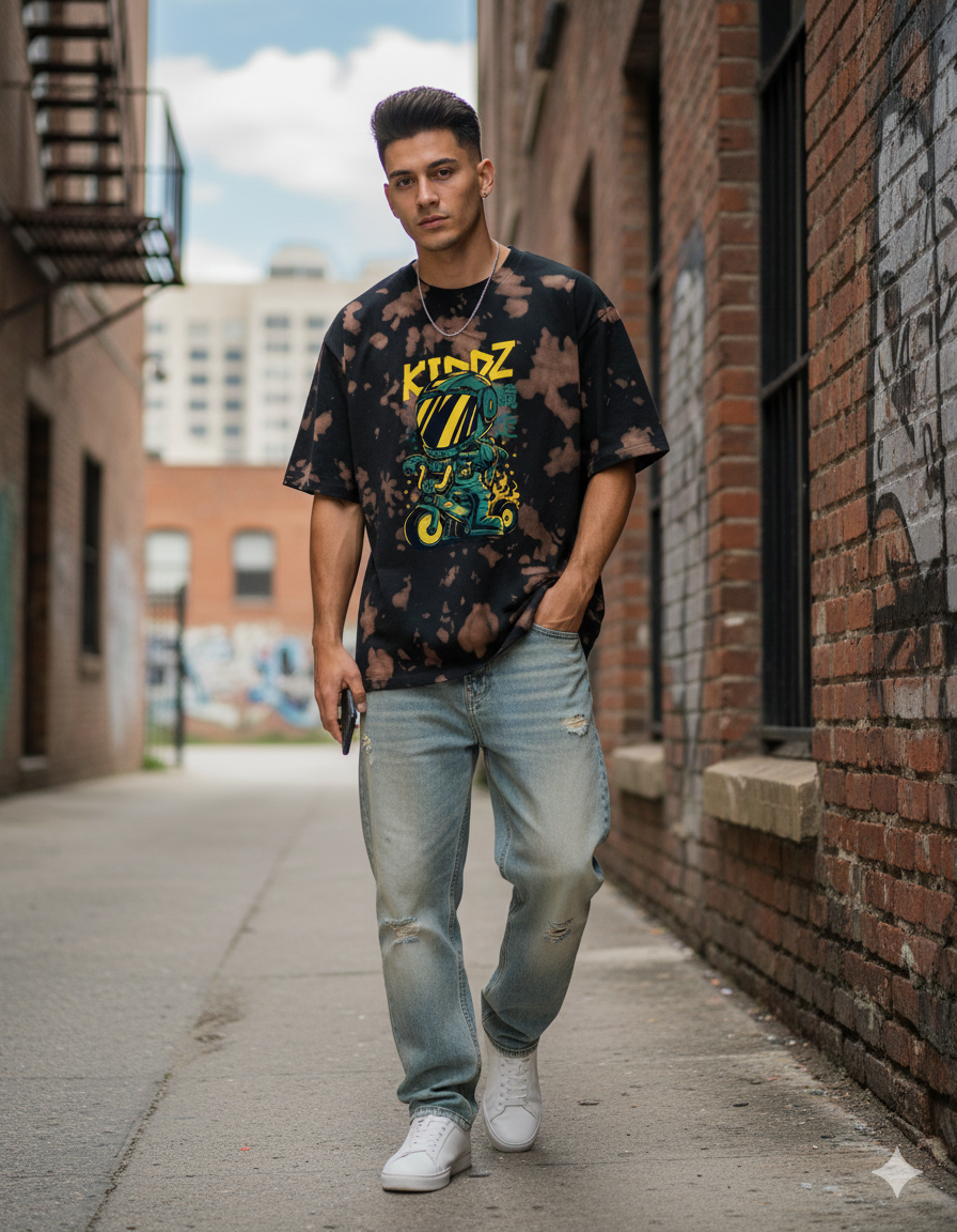 Unisex Tie Dye Oversized T-Shirt |KIDZ