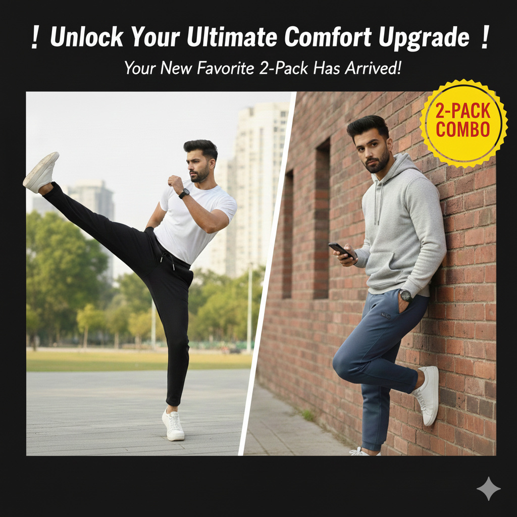 Men's NS Lycra Track Pants-Combo Pack of 2|Bestseller🔥